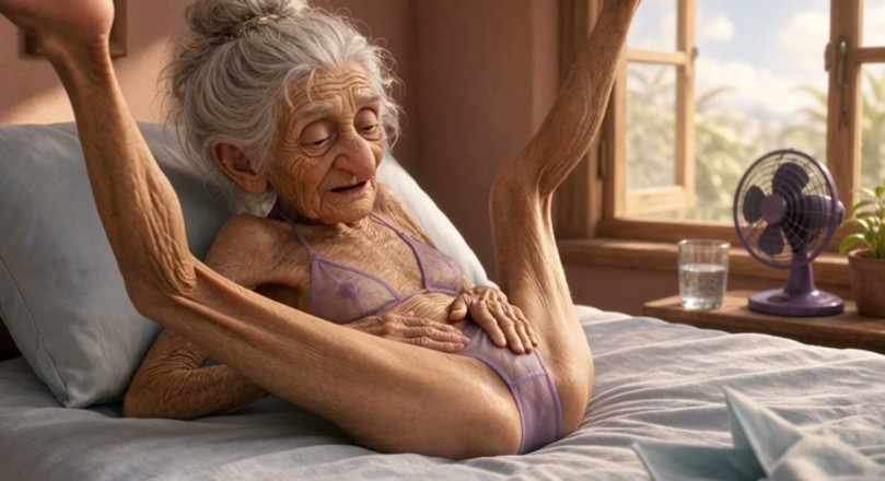 YOUR BEST FANTASY: 90 Year Old Mature Woman Has Multiple Orgasms in Bed...