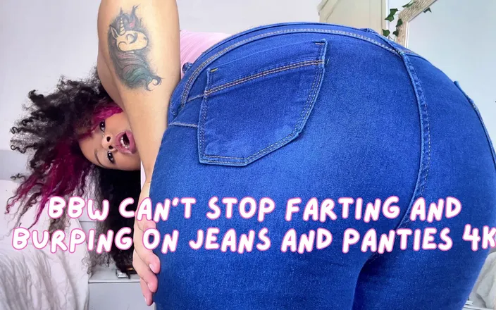 Cutiepiie Chubby: BBW Can't Stop Farting and Burping on Jeans and Panties 4K