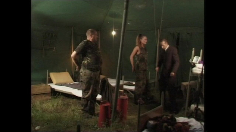 Deutschland porn: Brunette Horny Military Slut Suck a Big Hard Cock of...