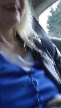 Granny Pisses at Outdoors and Shows off Her Old Pussy