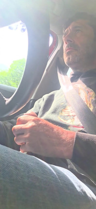 Straight Guy Gets Horny and Jerks off While Driving, He Almost Got Caught