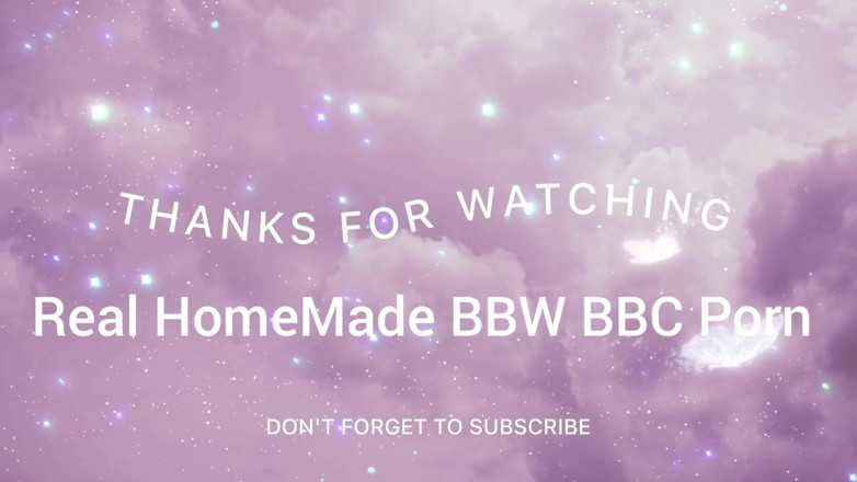 Real homemade BBW BBC porn: Prstění mé kundičky stříkání