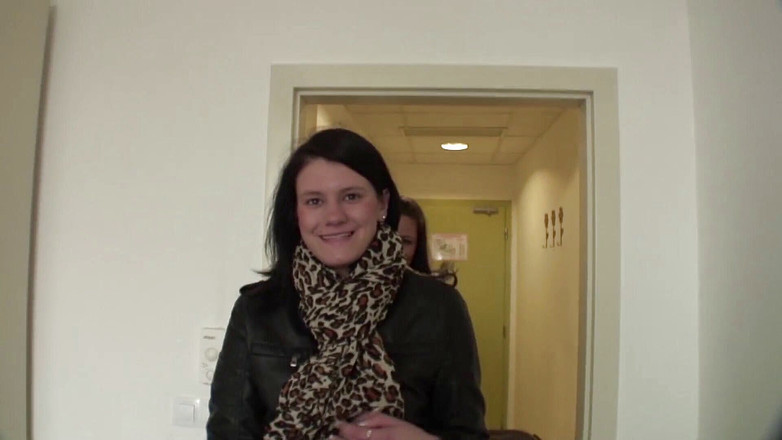 Double Trouble: Adorable brunettes fucked in the motel