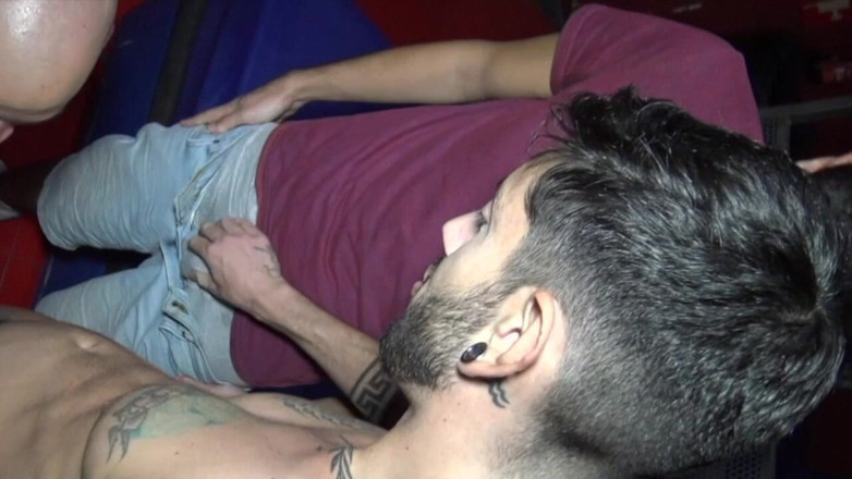 Raw sex with friends from France: Gay Fucked by 2 Straigth Boys