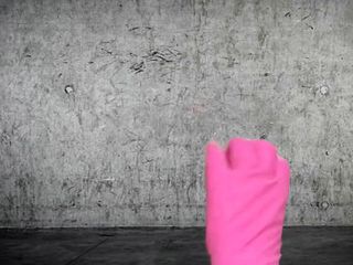 Ari Kajira: Arikajira guanti di gomma rosa invisibile
