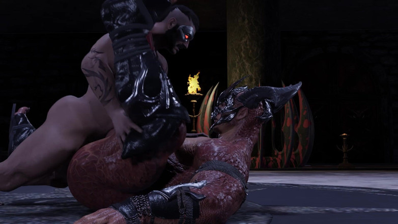 Taylor Breeder: Lubrique Kombat 3 - Shao Kahn XXX, Scène De Kano