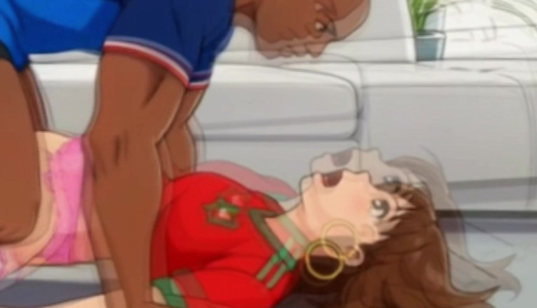 Hentai cartoon: Franța versus Maroc o franțuzoaică neagră fute o tânără marocană...