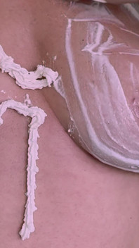 Wifey Loves to Clean Her Perfect Tits