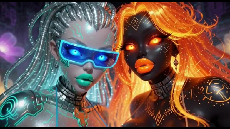 Hot girl dancing: Frumoși extratereștri se sărută pe muzică frumoasă, Ai Animation