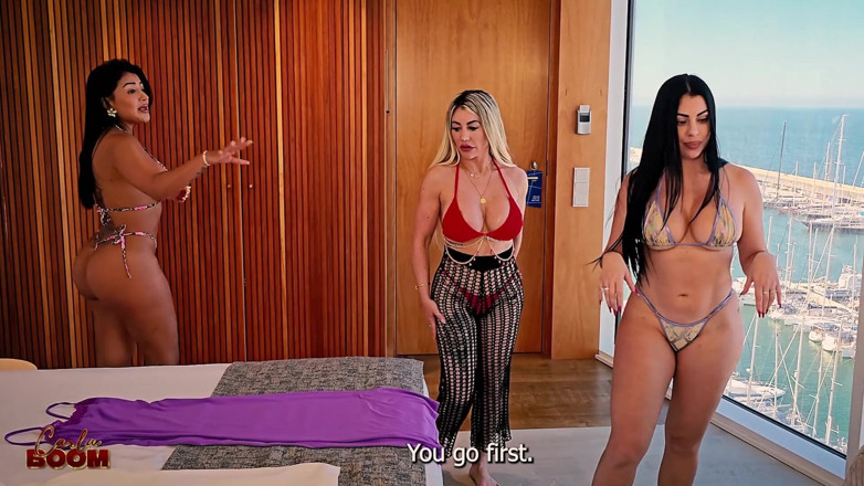 Carla Boom: Lesbian Threesome: Carla's Is Joined by 2 Big Ass Latinas - Carla...