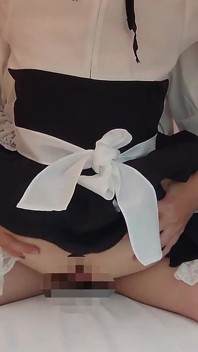 Cute Maid Cosplay. Her Pussy Will Break if She's Thrust up From Below