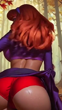 skoobi-doo uchhalti seksi gand vaali laal paintij se Daphne Blake