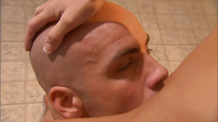 My Porn King: Hezká holka dostane výstřik na obličej v koupelně