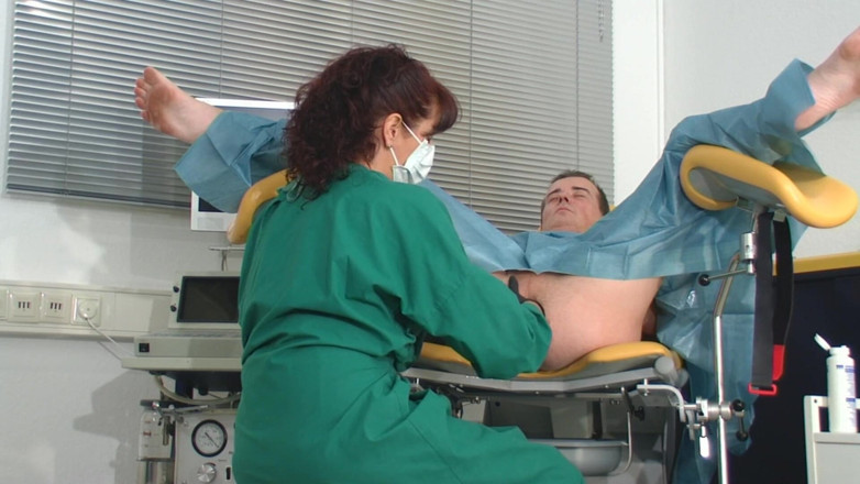 Rubber & Clinic Studio - 1ATOYS: Kinky anal exam with ultrasound