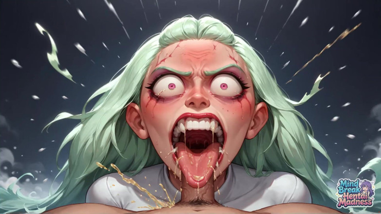 Mind Break Hentai Madness: Caos capelli bianchi: orgasmo spaccando i capelli!