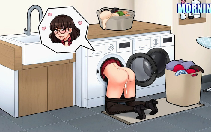 EroticGamesNC: 家务 #28：帮助我热辣的继妹卡在洗衣机里