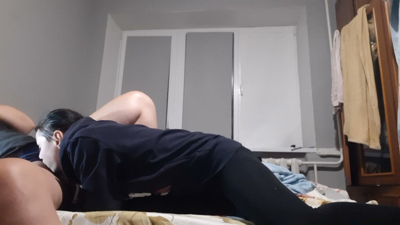 Lesbian-illusion: I Quickly Cum in Her Mouth, but She Doesn’t Stop...