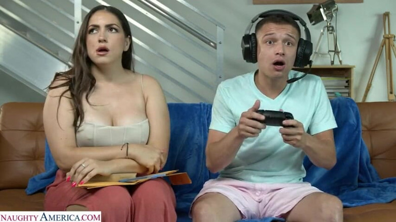 Naughty America: Valentina Bellucci Tutor Fantasy: Johnny Dozes off and Gets Sucked &amp;...