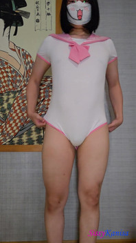 Sissy Kanisa's Fitting Room: Pink Sailor Onesie