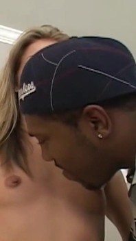 The Cute Blonde with a Stunning Ass Takes a Load of Cum Over Her Face