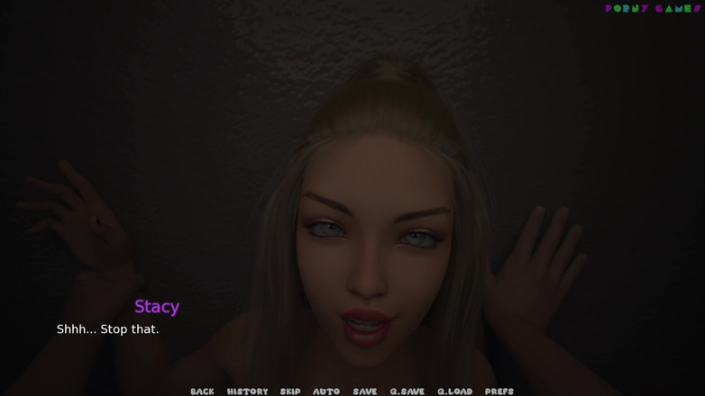Porny Games: Bini Itali saya oleh Hornydogstudio - Stacy masuk dalam permainan, blowjob...