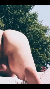 Superchub Showing of Hot Fat Asshole and Large Balls.
