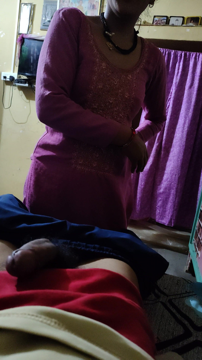 sashaa: Gadis desa india lagi asik nyepong kontol pacarnya