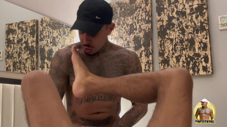 UncutKing: Hayden Gotti Nesestříhaný Král Šuká Bez Sedla Nohy Foot Fetiš