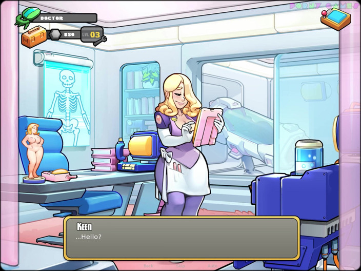 Porny Games: Space Rescue - divertimento sessuale con la dottoressa bionda arrapata