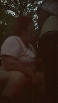 BBW Blowjob Outdoors