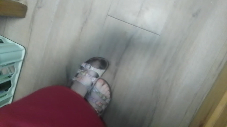 tammara big: Kasut Birkenstock usang