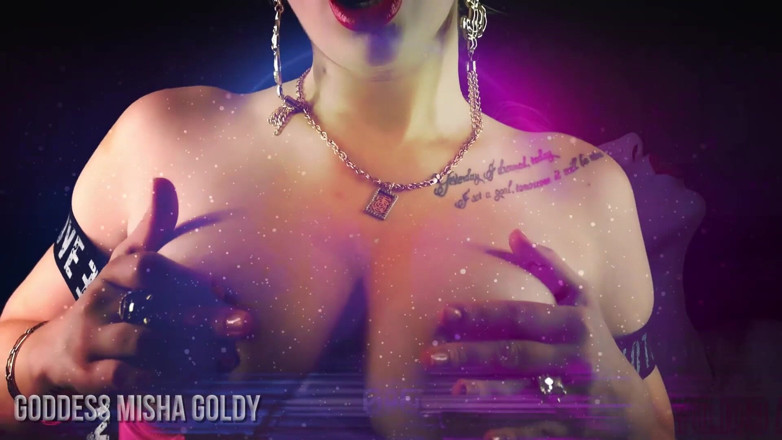 Goddess Misha Goldy: お前のチンコをロックして、本物のチンピラにしてやる!