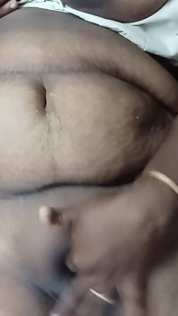 Indian Anty Bedroom Finger Eating Performance