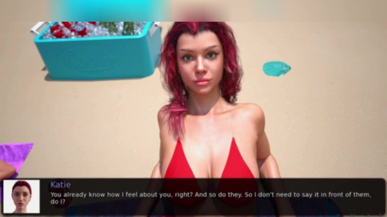 3DXXXTEEN2 Cartoon: Šukání na pláži. 3D porno kreslený sex