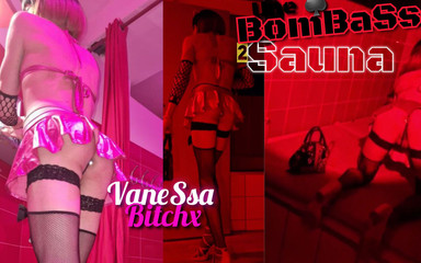 VaneSsa BiTCHx: En varm källa i en parisisk bastu. Fransk transvestit ultrasexx!...