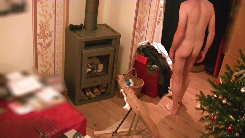 Mark Hannes: 圣诞肉光站操逼手淫