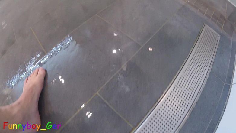 Funnyboy-Ger: Naked in a Public Shower I Naughty Jerked off My...