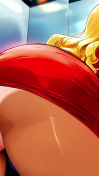 Alman orta yaşlı seksi kadın asansörde mahsur kaldı - sansürsüz hentai - ai