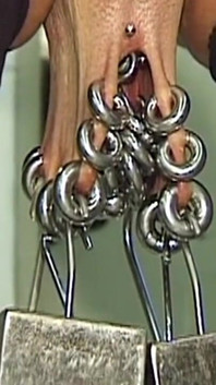 Redhead MILF Submits to Weighted Nipple Clamps