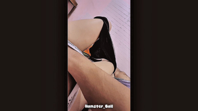 Hamster_Ball: 一緒にお泊り中に部屋で義理の妹の手コキのPOV