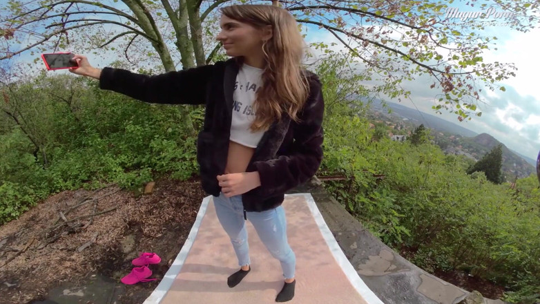 Mugur's World: Lili Charmelle - Cowgirl Fucking outdoor| From VR