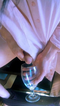 Sexy T-girl Daphne Cumming in a Glass Compilation