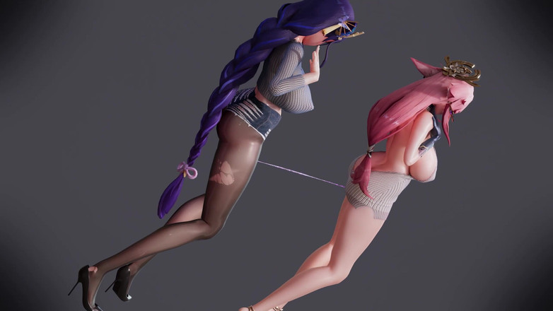 MikuMotion: Bar e kamiko crema al cioccolato duo spogliarello