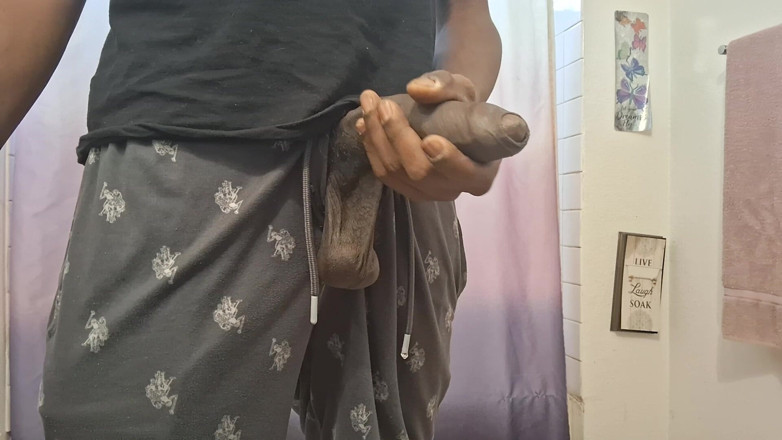 Chocolate Meat Stick: Wielki kutas swinging i nieobrzezanie BBC szarpanie