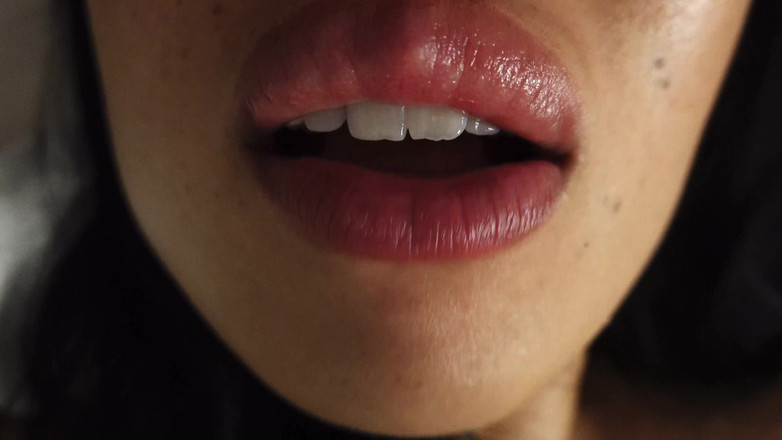 Asmr_mouth: Miluji vás lízat v poloze položení