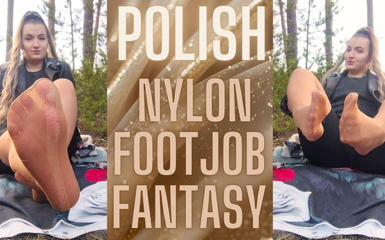 (102) Polish Fantasy Footjob in Nylons (Monica Angels)