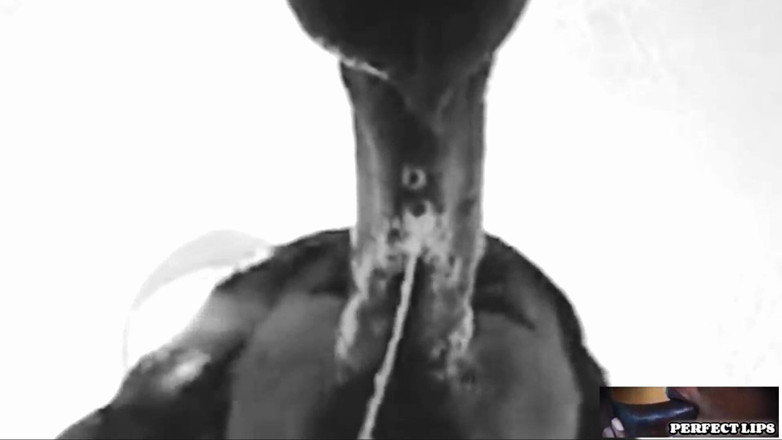 Wildwood21519: Labbra- va nero e bianco con una bocca sciatta dal...