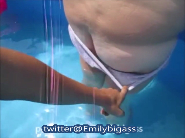 Fat Goddes: Stepson Bareback Real Stepmom in Swimming Pool Cum Inside Her...