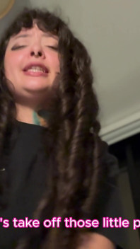 The Nauthy Giantess Performs a Penectomy on You and Devours