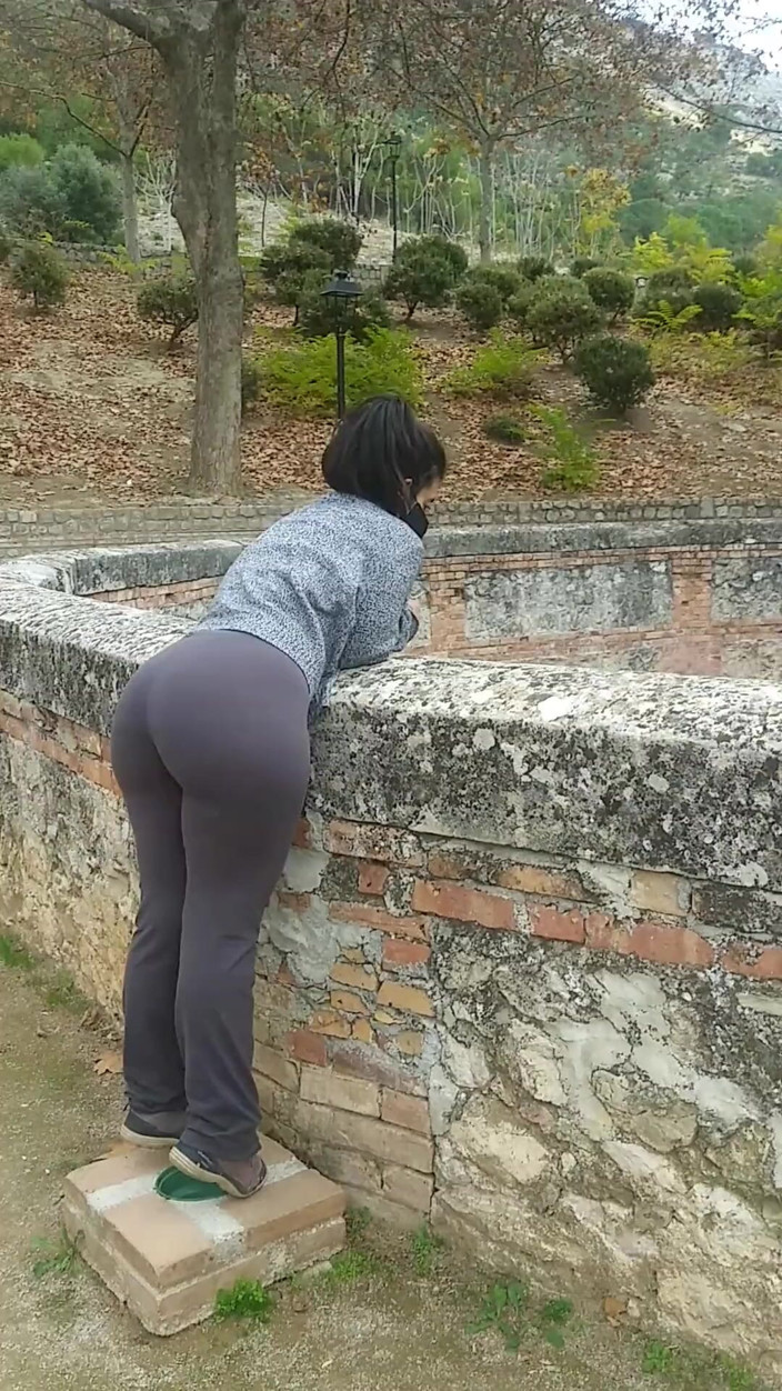 DragonGalaxy11: Outdoor sex and blowjob in the mountain with curvy brunette